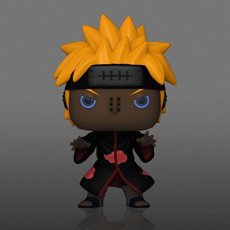 Funko POP! Animation: Naruto: Shippuden Pain Glow-in-the-Dark Vinyl Figure and T-Shirt GameStop Exclusive