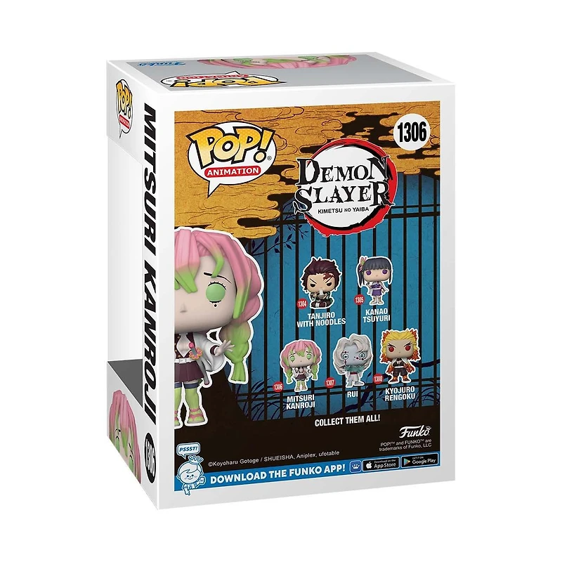 Funko POP! Animation: Demon Slayer: Kimetsu no Yaiba Mitsuri Kanroji 4-in Vinyl Figure