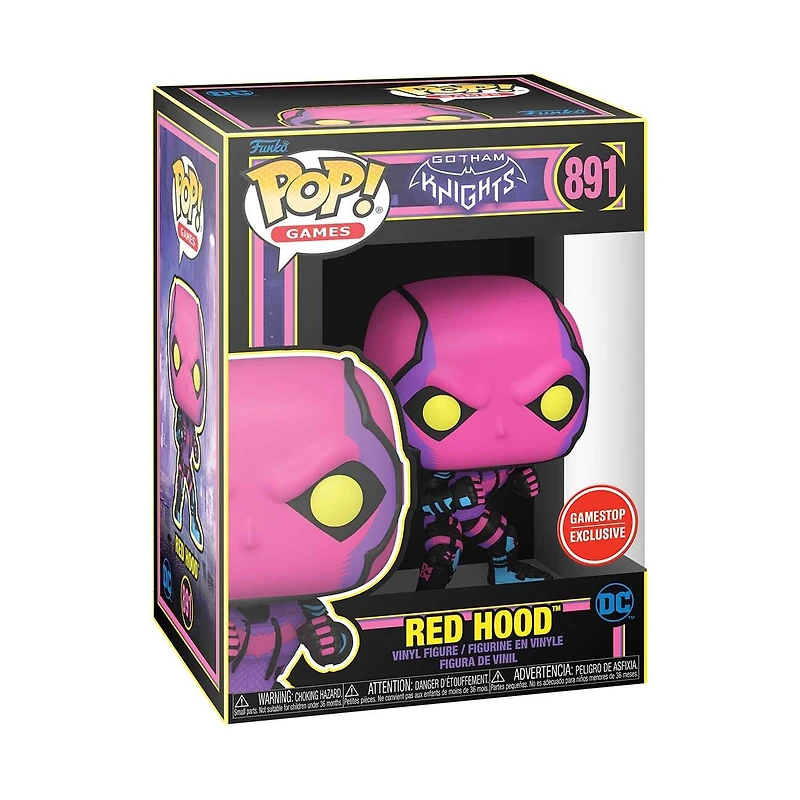 Funko POP! Games: Gotham Knights Red Hood 3.82-in Vinyl Figure GameStop Exclusive