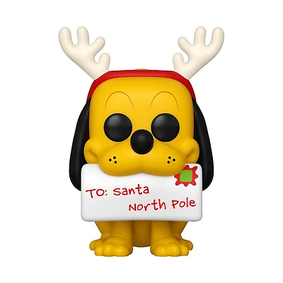 Funko POP! Disney: Holiday Pluto 3.80-in Vinyl Figure