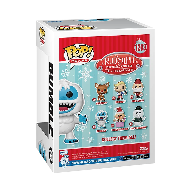 Funko POP! Movies: Rudolph the Red-Nosed Reindeer Bumble 4.70-in Vinyl Figure