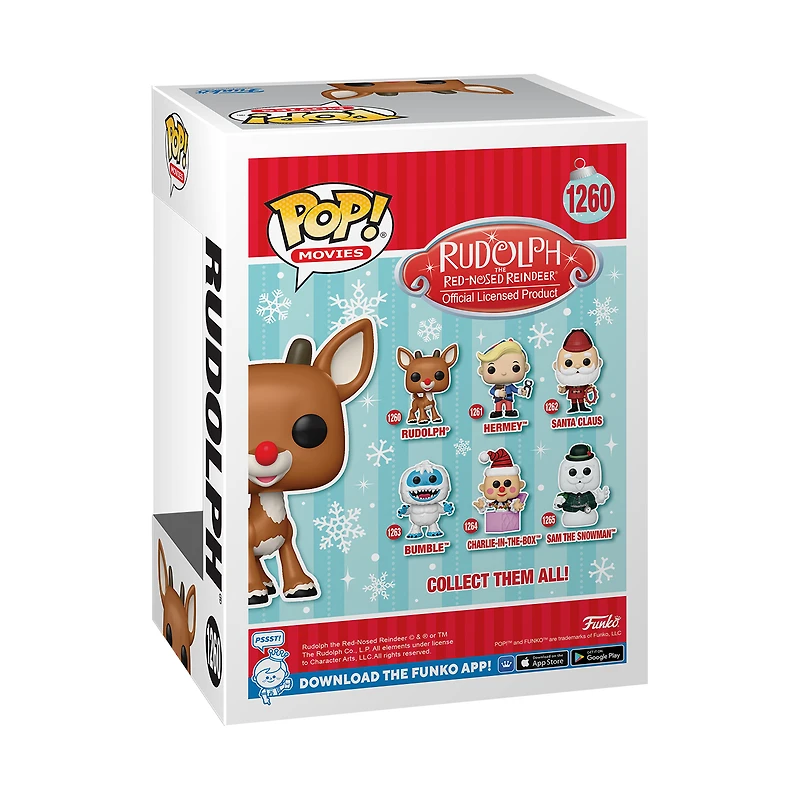 Funko POP! Movies: Rudolph the Red-Nosed Reindeer Rudolph 3.96-in Vinyl Figure