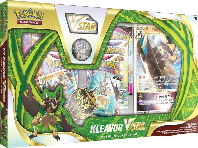 Pokemon Trading Card Game: Kleavor VSTAR Premium Collection Box