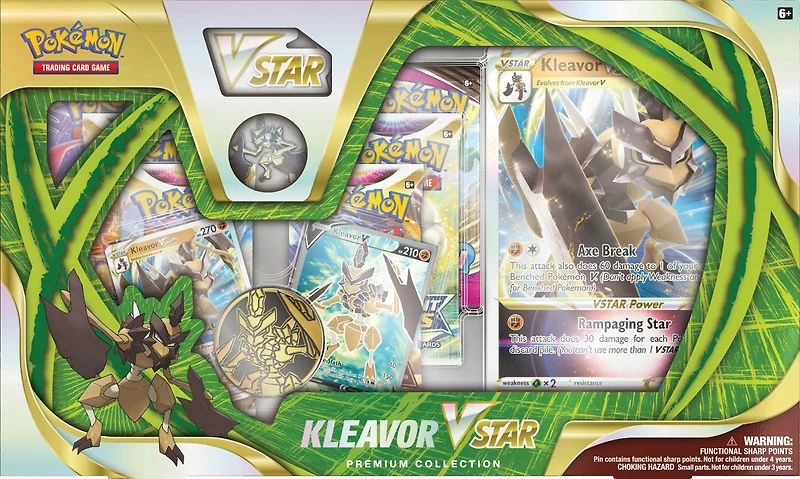 Pokemon Trading Card Game: Kleavor VSTAR Premium Collection Box