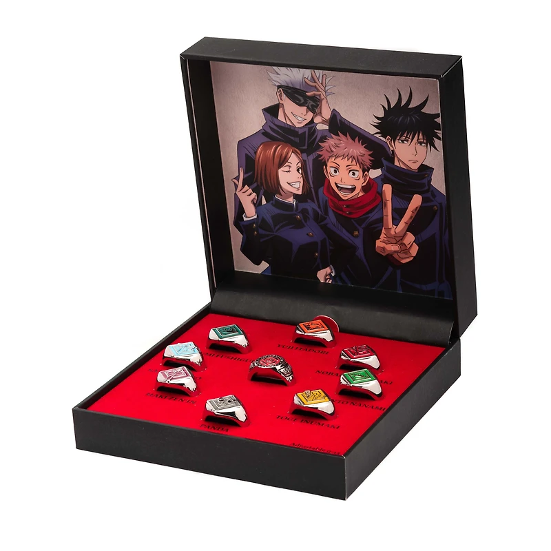 Jujutsu Kaisen 9-Piece Rings Set GameStop Exclusive