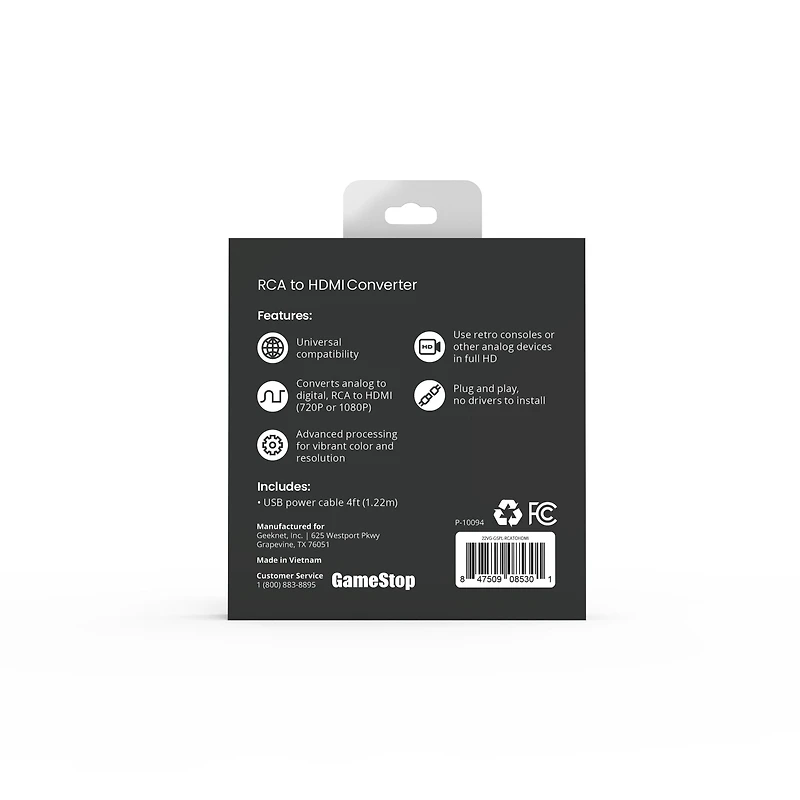 GameStop Universal RCA to HDMI Converter