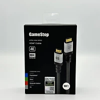 GameStop Ultra High-Speed HDMI 10ft Cable for PlayStation 5, PlayStation 4, Xbox One, Xbox Series X/S, Nintendo Switch, PC