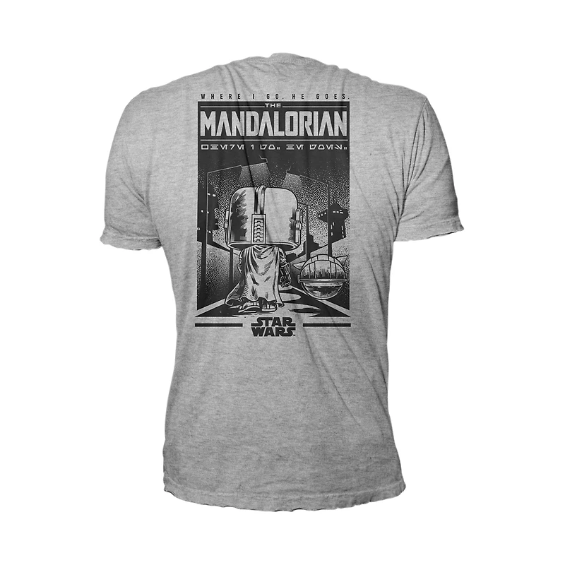 Funko POP! And Tee: Star Wars: The Mandalorian Grogu with Cookie Special Edition Bobblehead and Unisex T-Shirt