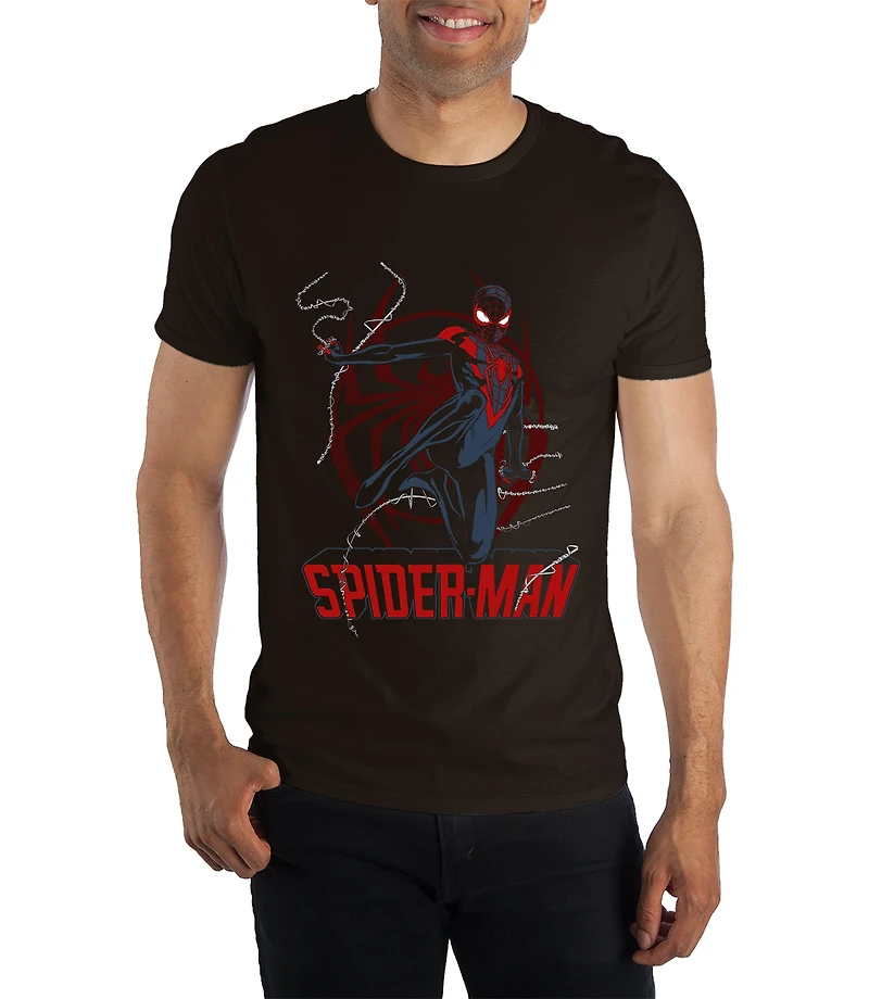 Spider-Man Miles Morales Comic Cover T-Shirt