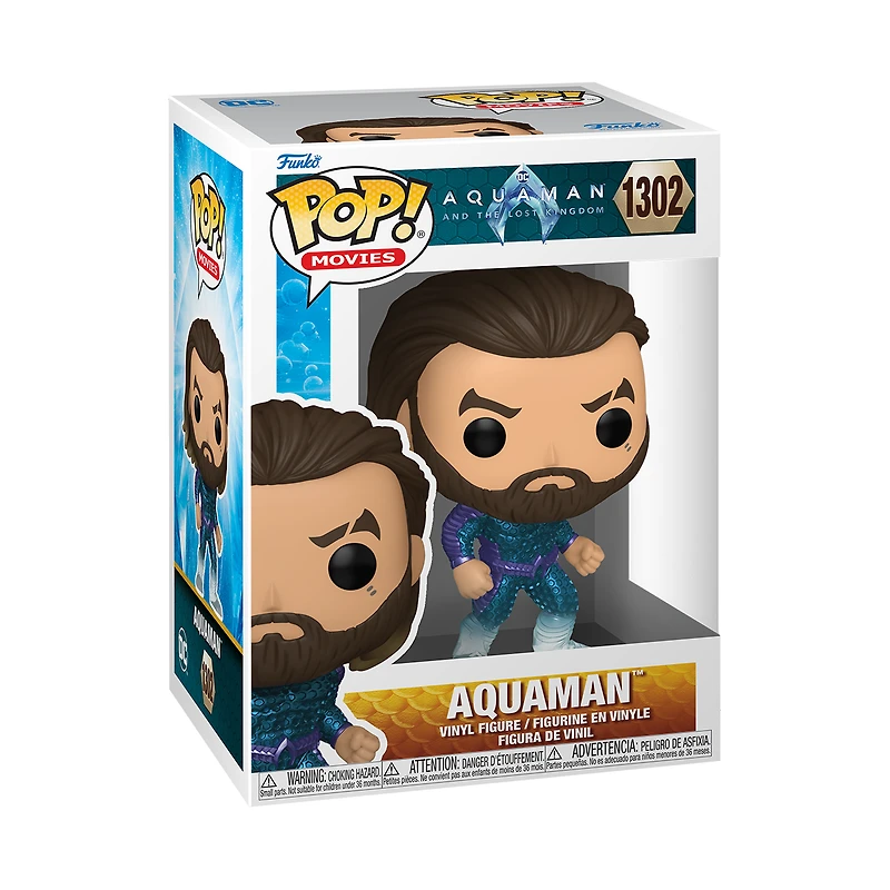 Funko POP! Movies: Aquaman and The Lost Kingdom Aquaman (Stealth Suit) 4.07-in Vinyl Figure
