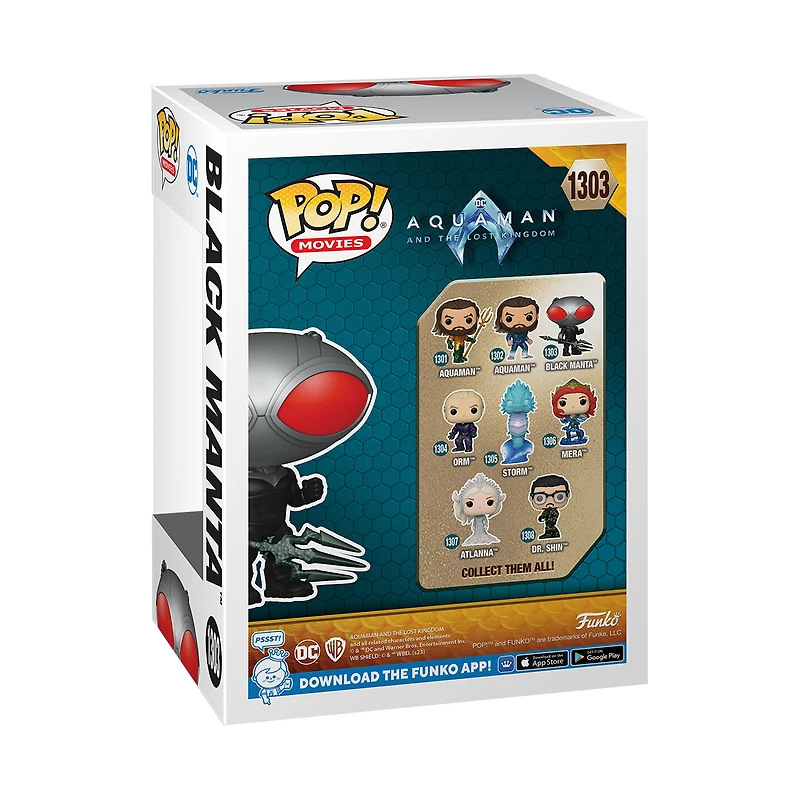 Funko POP! Movies: Aquaman and The Lost Kingdom Black Manta 3.9-in Vinyl Figure