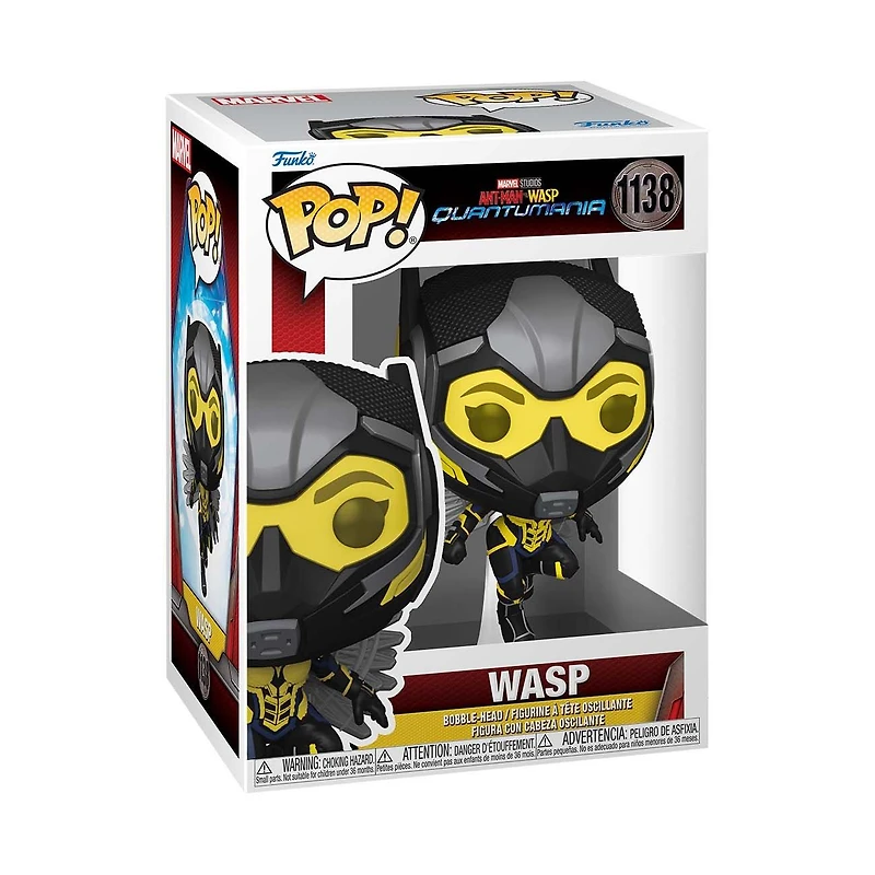 Funko POP! Marvel Studios Ant-Man and The Wasp: Quantumania The Wasp 4.32-in Vinyl Bobblehead