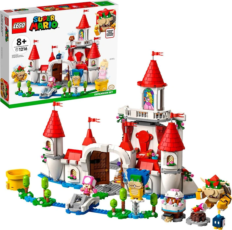 LEGO Peach's Castle Expansion Set 71408 Toy Building Kit