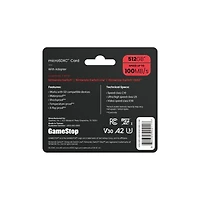 GameStop U3  Micro SD Card with Adapter 512GB