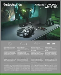 SteelSeries Arctis Nova Pro Wireless Wireless Gaming Headset for Xbox One and Xbox Series X/S