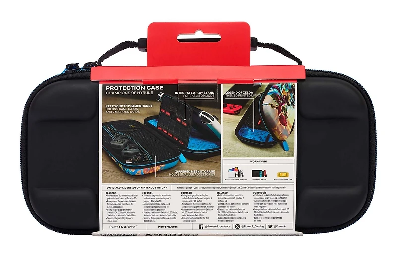 PowerA Protection Case for Nintendo Switch OLED Model, Nintendo Switch, Nintendo Switch Lite Champions of Hyrule