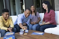 Dad Joke Face-Off Board Game