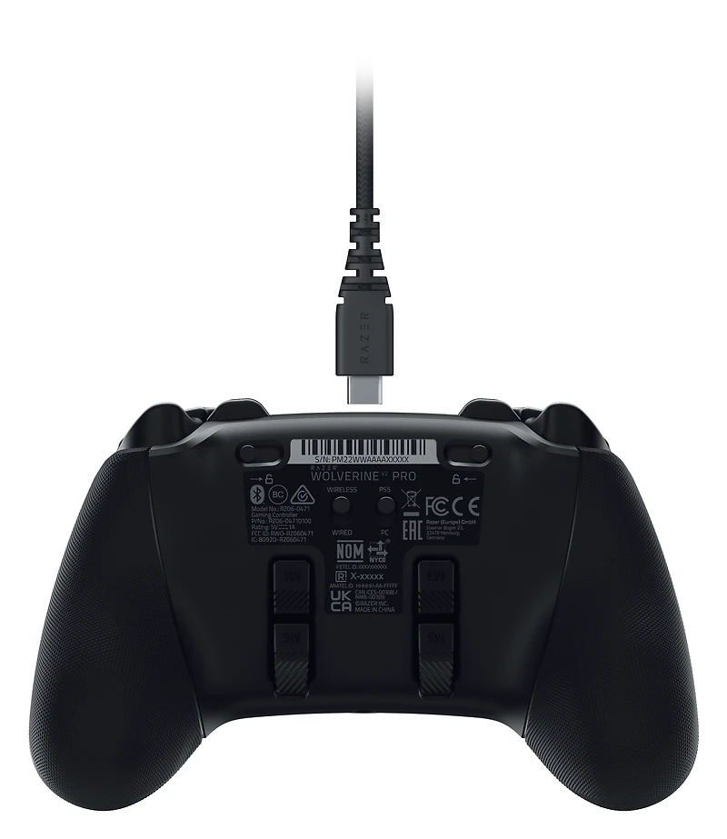 Razer Wolverine V2 Pro Chroma Wireless Gaming Controller for PlayStation 5 and PC - Black