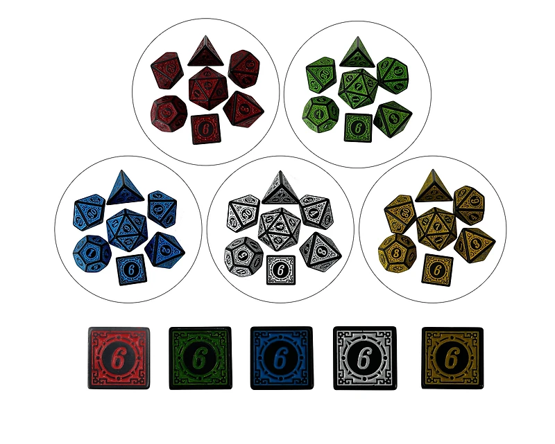 GameStop Deluxe 35 Dice Bundle and Storage Collection GameStop Exclusive