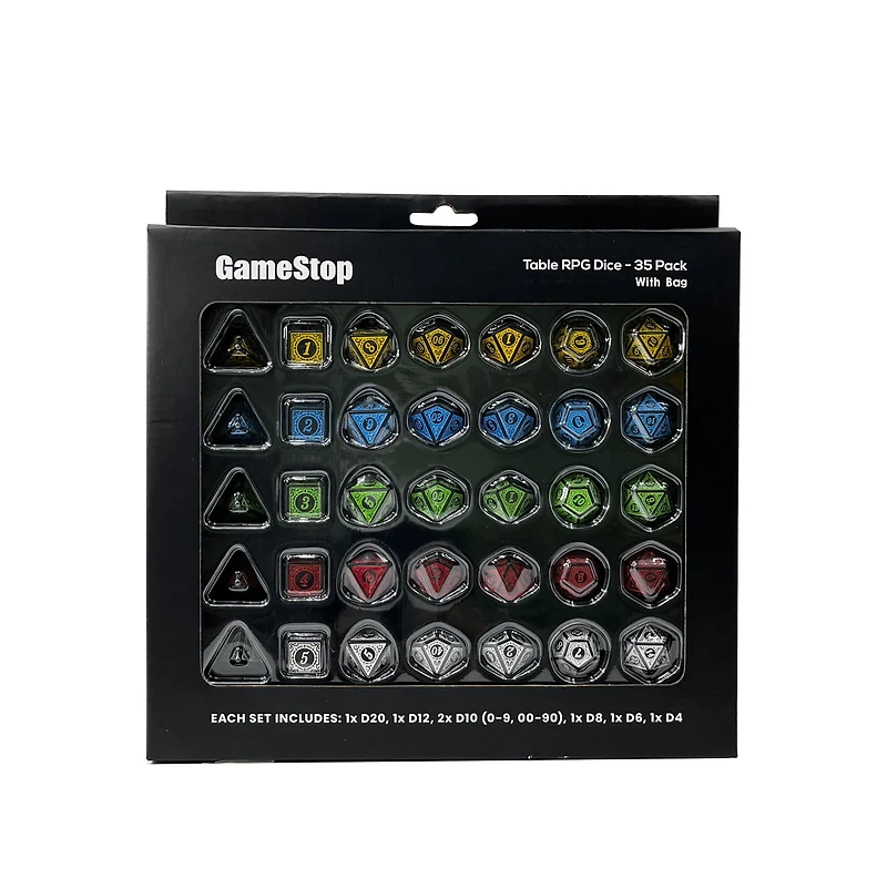 GameStop Deluxe 35 Dice Bundle and Storage Collection GameStop Exclusive