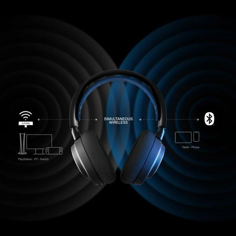 SteelSeries Arctis Nova 7P Wireless Gaming Headset for PlayStation 5, PlayStation 4, Xbox Series X, Nintendo Switch