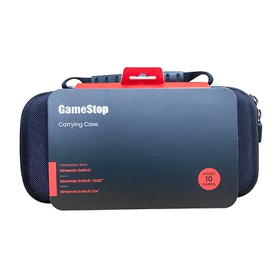 GameStop Hard Shell Carry Case with 10 Cards Storage Compatible for Nintendo Switch