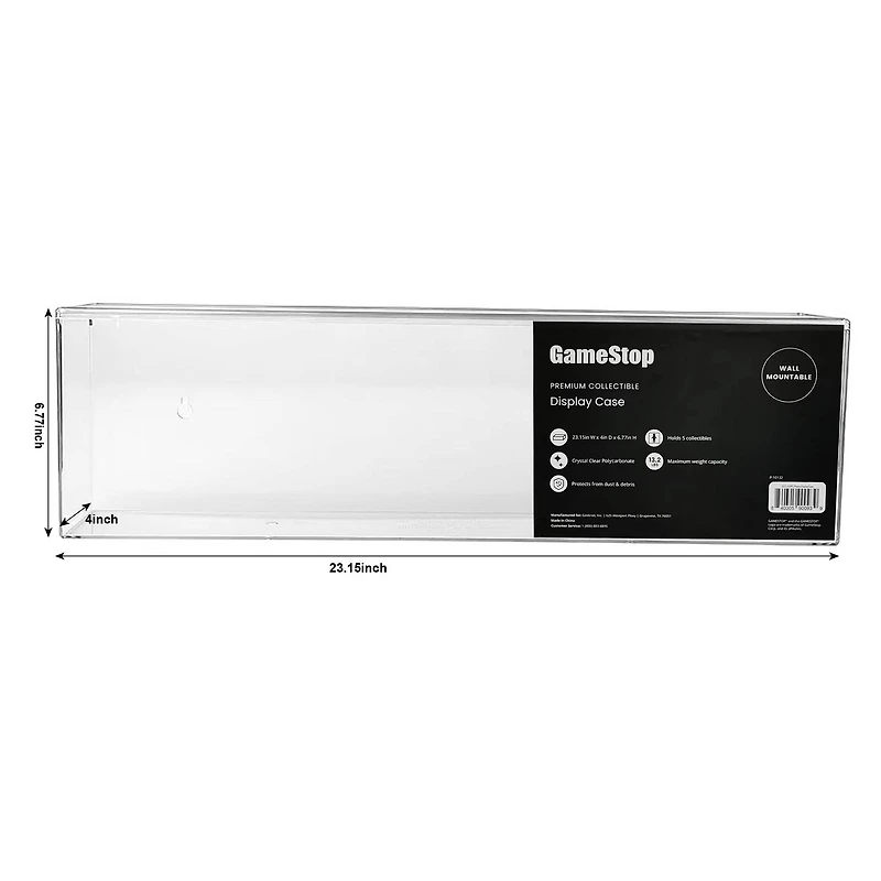GameStop Wall Mountable Premium Collectible Display Case