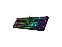 Razer BlackWidow V4 X Wired Mechanical Gaming Keyboard with Green Mechanical Switches - Black