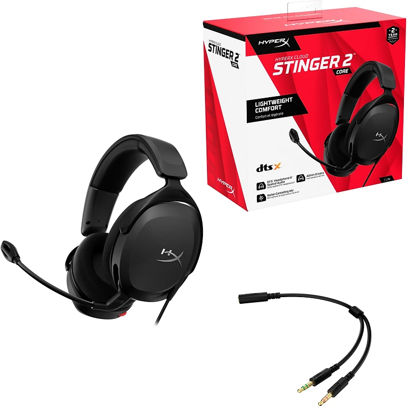 HyperX Cloud Stinger 2 Wired Gaming Headset for PC
