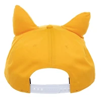 Sonic the Hedgehog Tails Big Face with Ears Snapback Hat