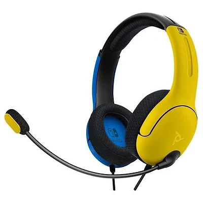 PDP LVL40 Switch Wired Headset for Nintendo Switch - Blue Yellow