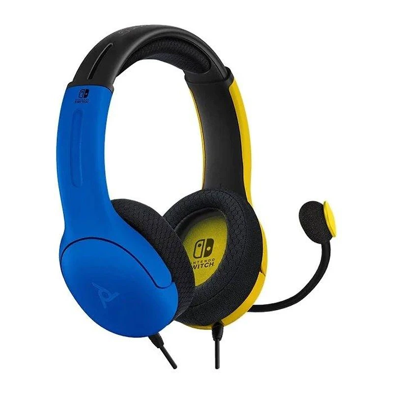 PDP LVL40 Switch Wired Headset for Nintendo Switch - Blue Yellow
