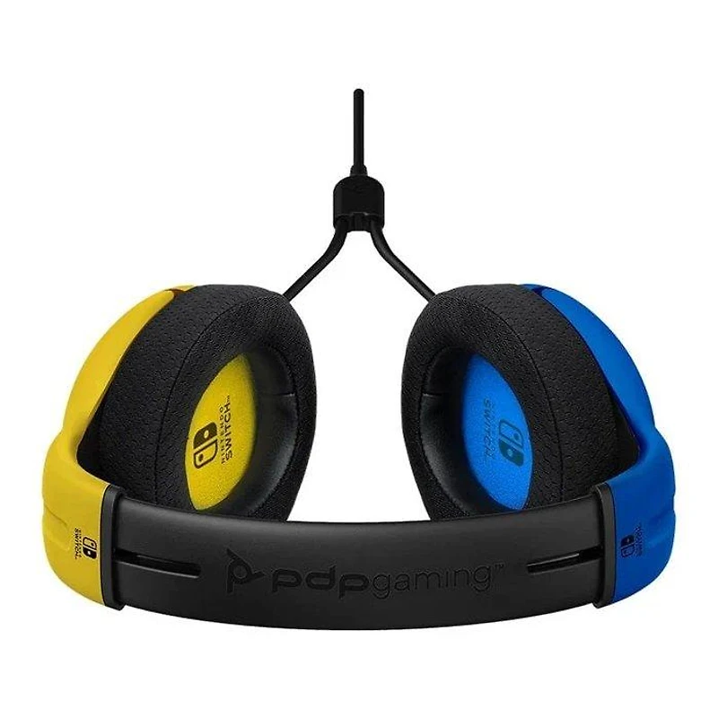 PDP LVL40 Switch Wired Headset for Nintendo Switch - Blue Yellow