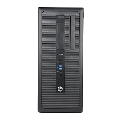 HP 600 G1 Gaming PC - Intel Core i5 Quad-Core 3.2Ghz, 8GB RAM, 128GB SSD + 500GB HDD, AMD RX 6500 XT