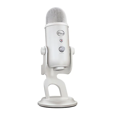 Blue Microphone Yeti Aurora Collection USB Microphone White Mist