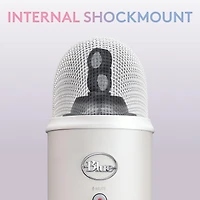 Blue Microphone Yeti Aurora Collection USB Microphone White Mist