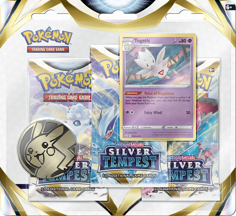 Pokemon Trading Card Game: Sword and Shield Silver Tempest Booster -Pack