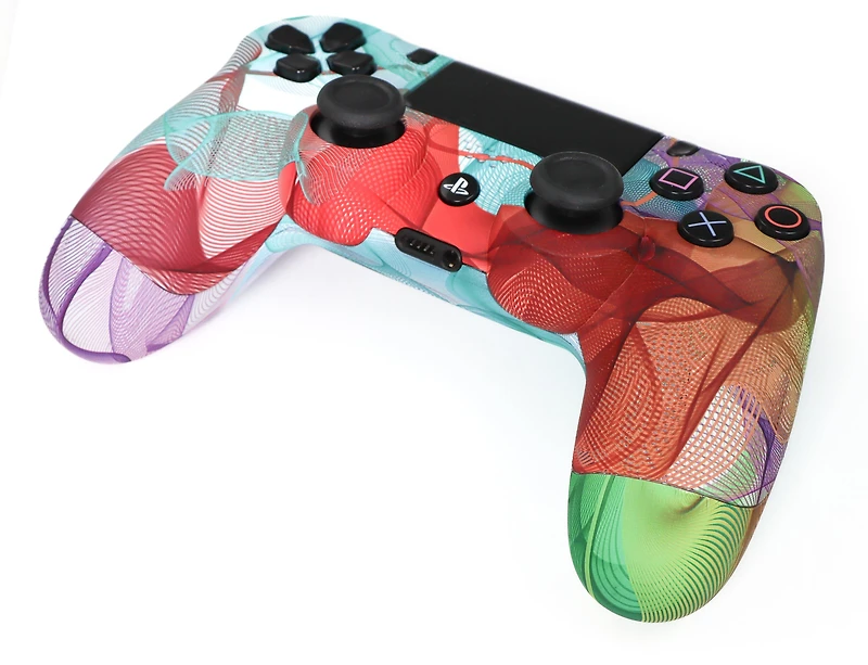 Sony DualShock Wireless Controller for PlayStation 4 (GameStop Exclusive Design) Psychedelic Vector