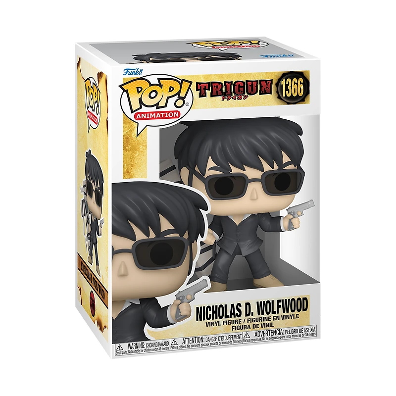 Funko POP! Animation: Trigun Nicholas D. Wolfwood 4.05-in Vinyl Figure
