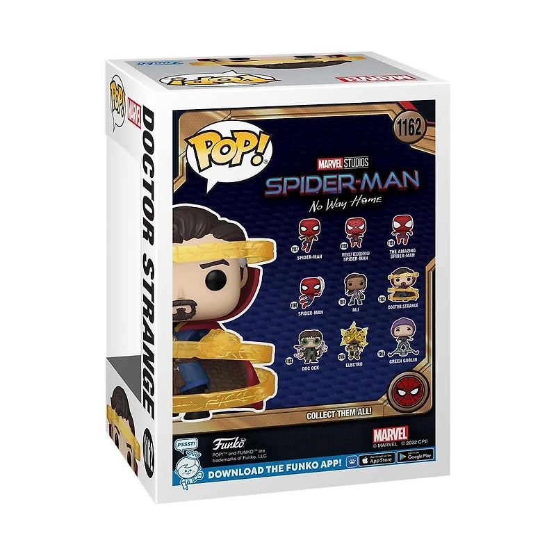Funko POP! Marvel Spider-Man: No Way Home Dr. Strange with Spell 4.15-in Vinyl Bobblehead