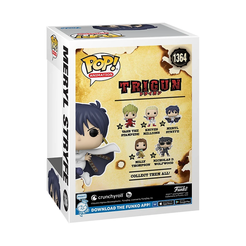 Funko POP! Animation: Trigun Meryl Stryfe 4.75-in Vinyl Figure