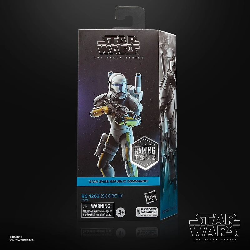 Hasbro The Black Series Gaming Greats Star Wars: Republic Commando RC-1262 (Scorch) 6-in Action Figure GameStop Exclusive