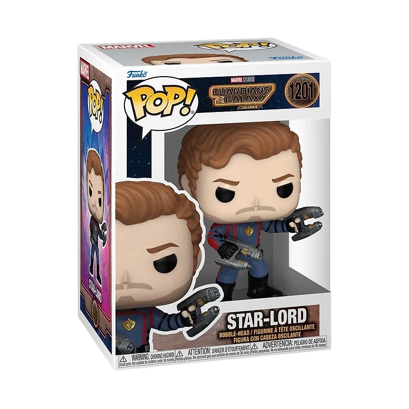 Funko POP! Guardians of the Galaxy: Volume 3 Star-Lord 4.4-in Vinyl Bobblehead
