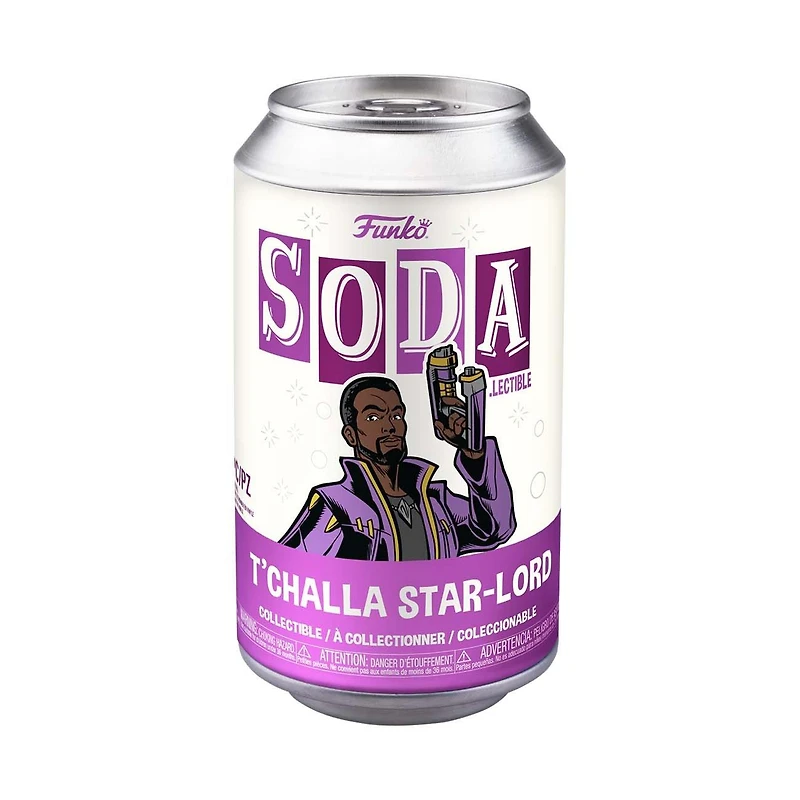Funko Vinyl SODA: What If...? T’Challa Star-Lord 3.75-in Vinyl Figure