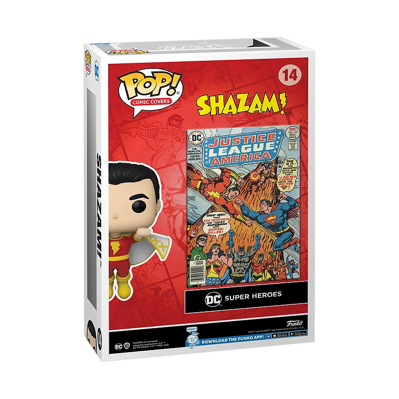 Funko POP! Comic Cover: DC Shazam 5.25-in Vinyl Figure
