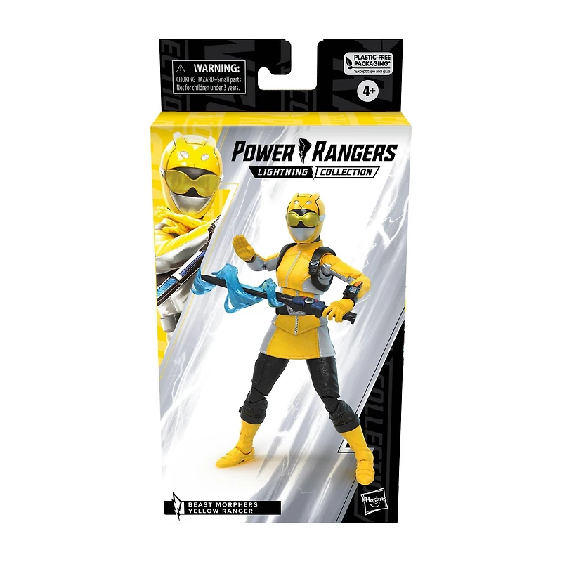 Hasbro Power Rangers Lightning Collection Beast Morphers Yellow Ranger 6-in Action Figure