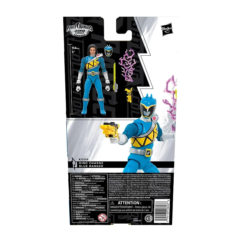 Hasbro Power Rangers Lightning Collection Dino Charge Blue Ranger 6-in Action Figure