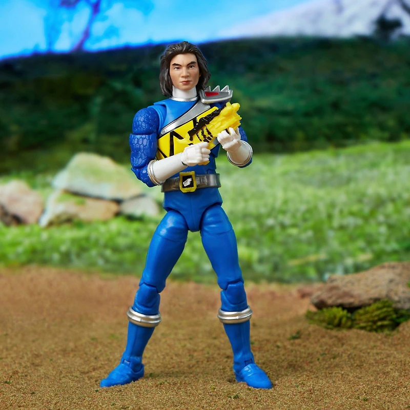 Hasbro Power Rangers Lightning Collection Dino Charge Blue Ranger 6-in Action Figure