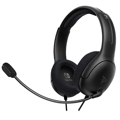 PDP LVL40 Wired Stereo Headset Black