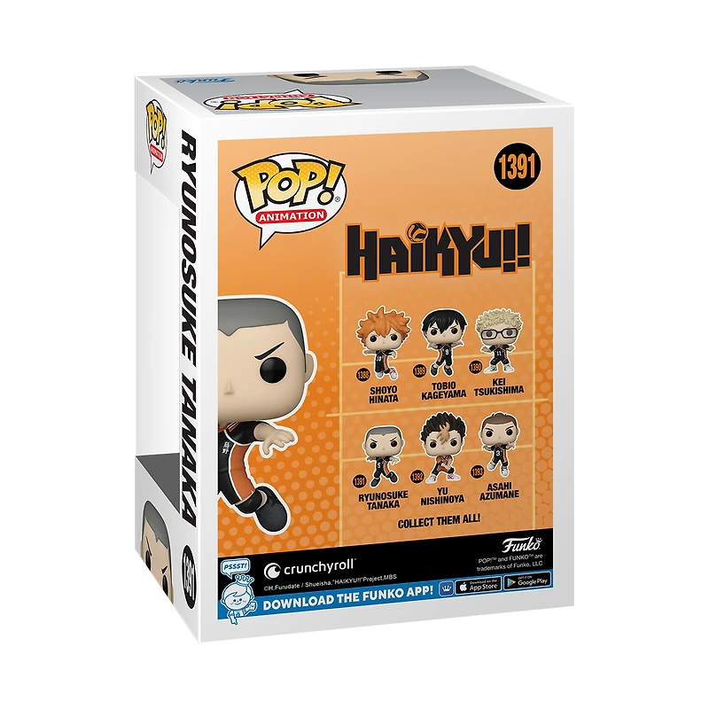 Funko POP! Animation: Haikyu!! Ryunosuke Tanaka 4.15-in Vinyl Figure